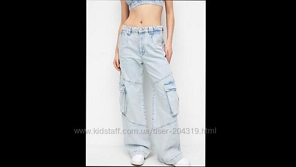 Крутецькі джинси вільного крою карго DenimCo