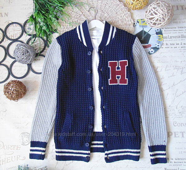 Бомбезний бомпер кардіган з додаванням вовни Tommy Hilfiger 