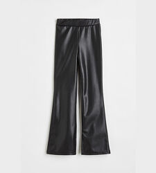 Модячі штани з екошкіри H&M 