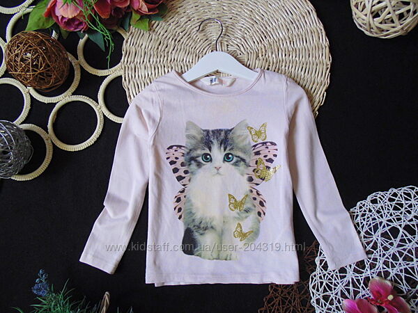 Няшний реглан з кицею H&M
