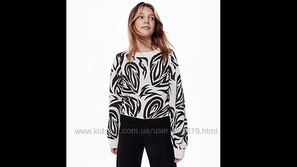 Крутецький вкорочений джемпер H&M