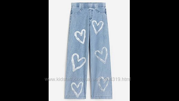 Ульотні мякі джинси палаццо H&M