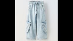 Крутецькі джинси карго вільного крою ZARA