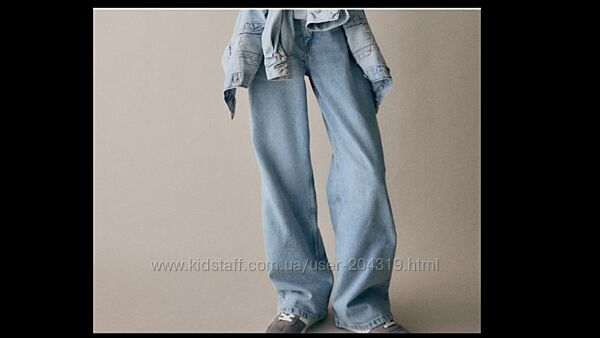 Суперові джинси вільного крою H&M Wide Leg