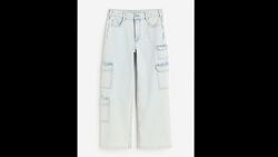 Круті джинси карго вільного крою H&M Cargo Jeans