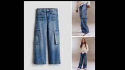 Моднячі джинси карго H&M Bootcut Leg