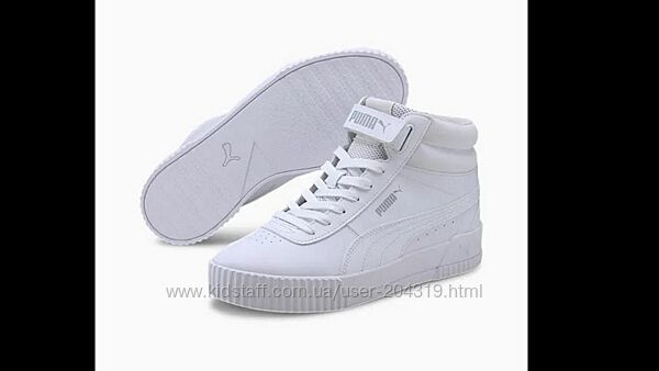 Стілячі кросівки хайтопи Puma Carina