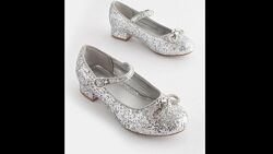 Шикарні сріблясті туфельки Next Mary Jane Occasion