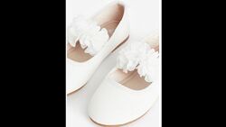 Святкові білі балетки H&M