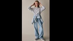 Модні джинси вільного крою H&M Wide Leg 