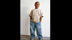 Моднячі джинси вільного крою карго Kids