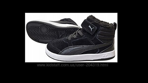 Крутецькі кросівки хайтопи на хутрі Puma