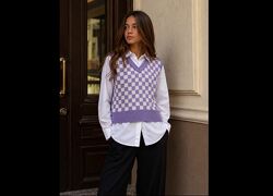 Стілячий трикотажний жилет Shein
