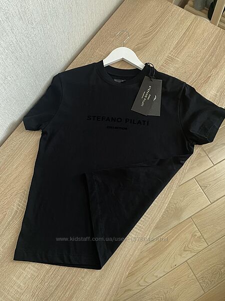 Женская футболка черная stefano pilati x zara