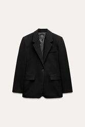 Женский черный пиджак zara