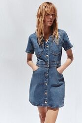 Женский джинсовый сарафан zara