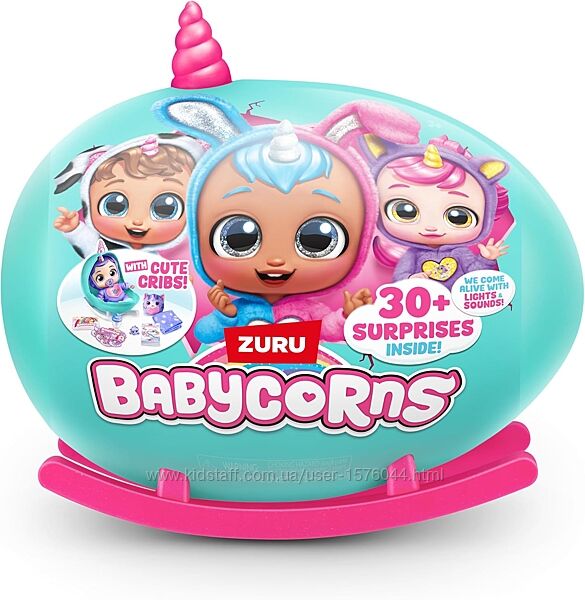 Набор сюрприз интерактивная Кукла Babycorns Interactive Large Puppy