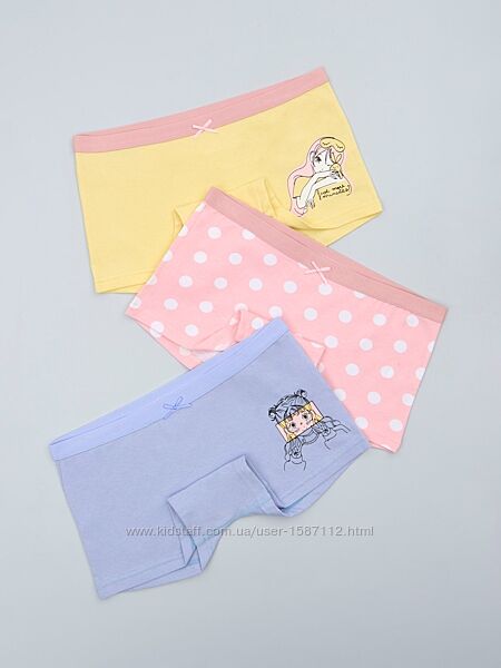 Набір Труси шортики для дівчинки sinsay