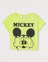 Топ футболка футболки h&m Міккі Маус 