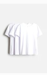 Базова футболка футболки білі h&m 