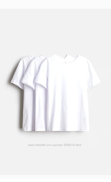 Базова футболка футболки білі h&m 