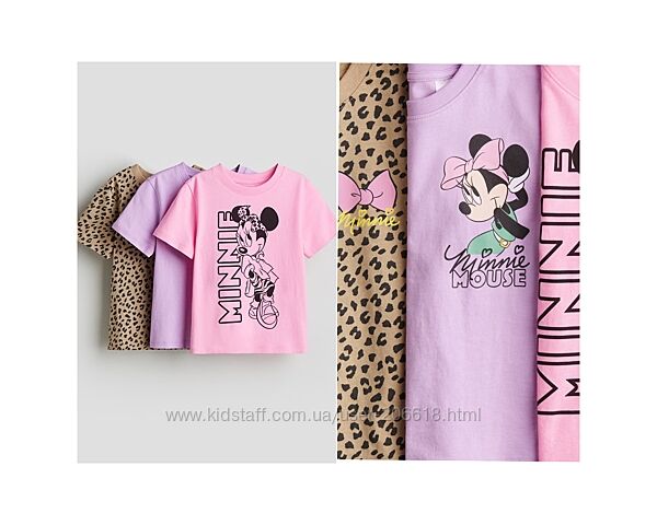 Футболка футболки мінні Маус h&m бавовна 