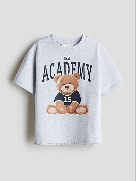 Футболка оверсайз футболки h&m ведмедик 