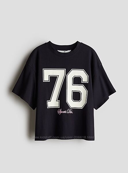 Оверсайз футболка h&m футболки підліткові 