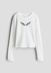 Лонгслів реглан в рубчик h&m підлітковий реглан дівчаткам 