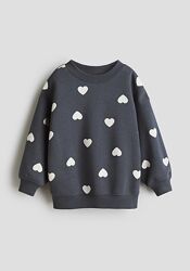 Світшот H&M з утепленням світшоти дитячі кофта для дівчинки 