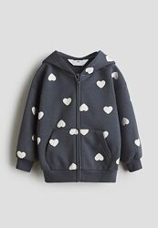 Кофта худі H&M м&acuteякий ворс для дівчинки 