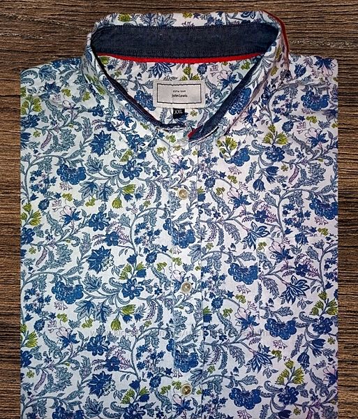 Рубашка John Lewis & Partners Goa лён-хлопок, XL-XXL