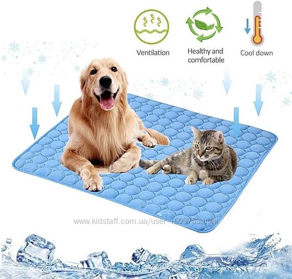 Коврик /подстилка /60 х 50 см, 50 х 40/ охлаждающий для собак, кошек НОВЫЙ