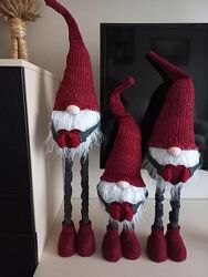 Эльф гном скандинавский, новогодний  на телескопических ножках - новый