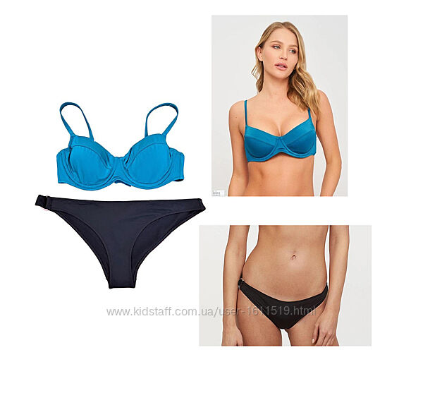 Купальник мікс h&m/c&a розміри 42/85в, 42/80с євро