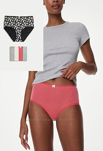 Комплект із 5ти трусиків marks & spencer