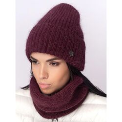 Комплект шапка та снуд jolie