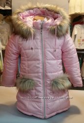 Розовая куртка  для девочки на возраст  2-3 годика