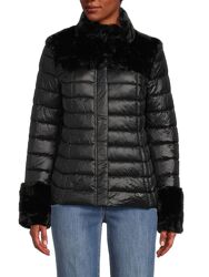 Пуховик DKNY з штучним хутром
