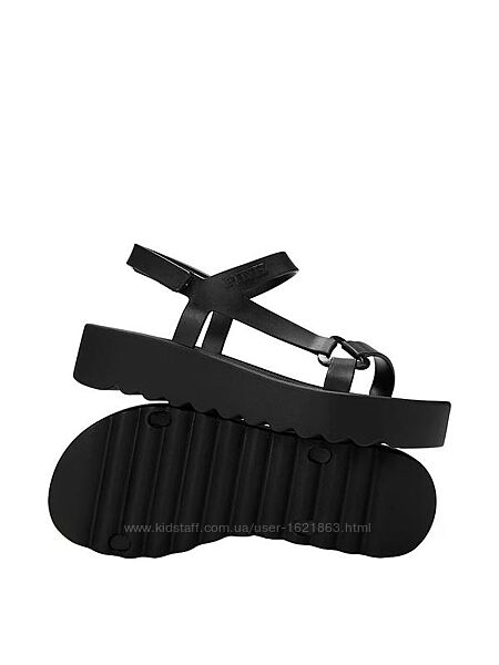 Босоніжки сандалі victorias secret pink strappy platform sport sandal