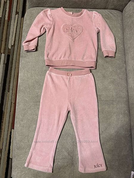 Велюровий костюм juicy couture на дівчинку 2 років