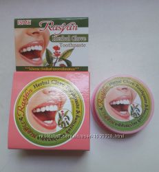 Натуральная твердая отбеливающая зубная паста с маслом гвоздики 