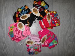 Распродажа Перчатки двойные AURA для девочек, размеры 4-6, 7-9 лет