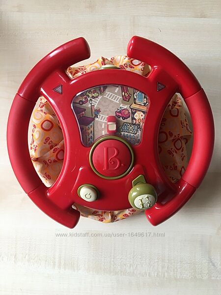 Руль игровой интерактивный музыкальный  Баттат Battat B. toys на 2 года