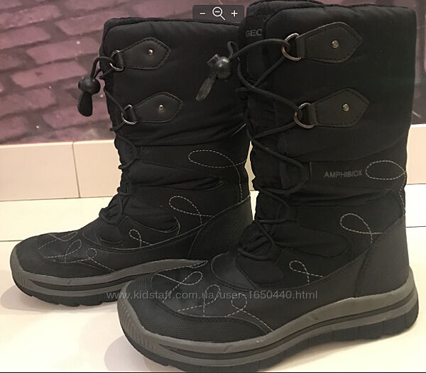 Идеальное состояние зимние мембранные ботинки Geox Overland Размер 35