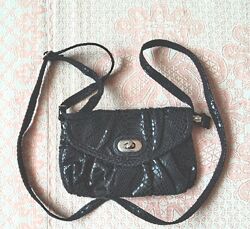 Красивая мягкая нарядная сумочка кросс-боди, Н&M, 21Х14см