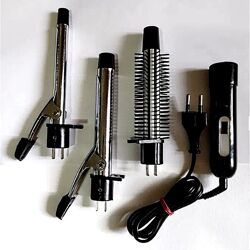 Мультистистайлер, комплект плойка-щипцы с насадками 3в1 