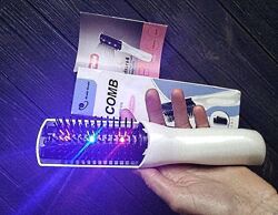 Расческа массажер с инфракрасным излучением для массажа и роста волос, COMB
