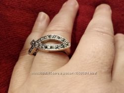 Серебрянный женский перстень 18, 5 
