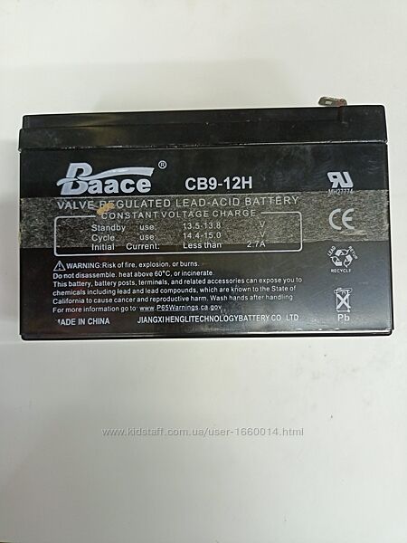 Аккумулятор Baace 12v новий